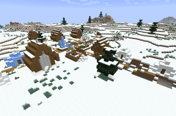 759107283 A Pillager Outpost Next to a Village screenshot 1
