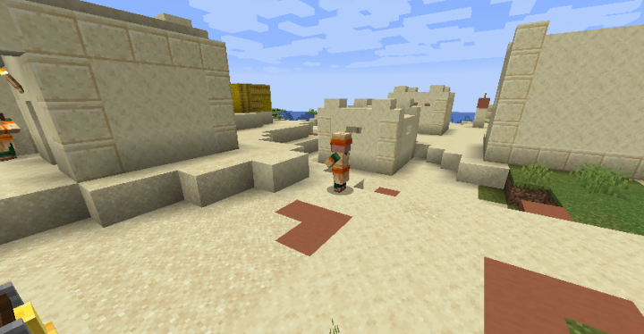 Деревня в пустыне рядом с равниной screenshot 2