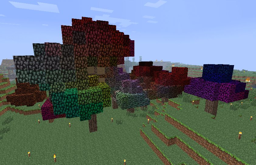 Rainbow Oak Trees скриншот 2