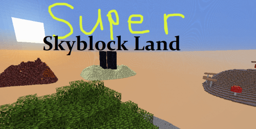 Карта Super Skyblock Land скриншот 1