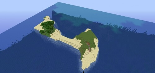 Остров посреди океана с черепахами screenshot 1