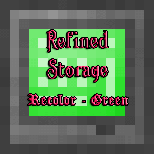 Refined Storage Recolor - Green скриншот 1