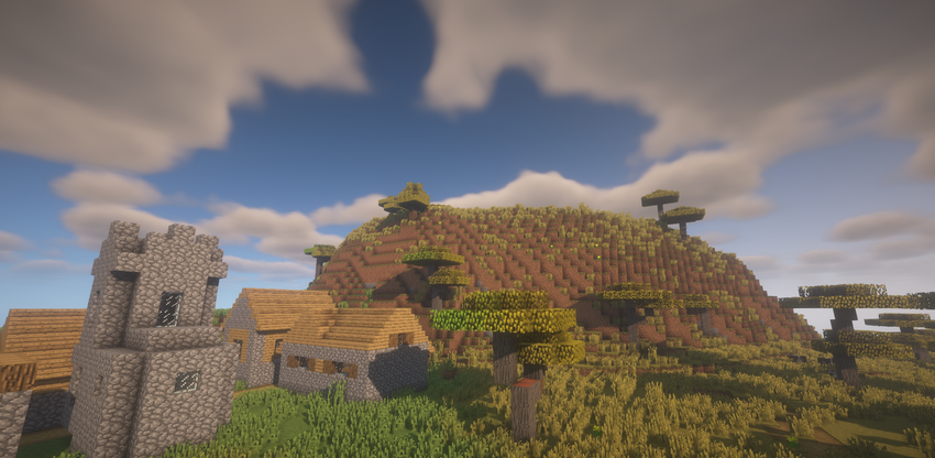 Large Village in Savannah Biome screenshot 2