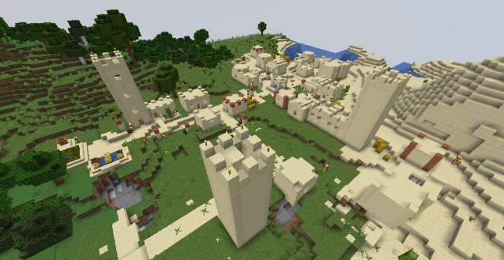 Деревня в пустыне рядом с равниной screenshot 3