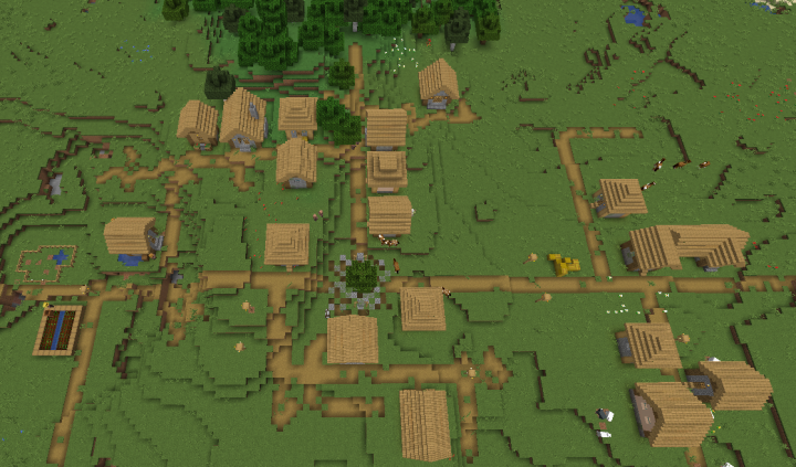 Две деревни напротив березовой рощи screenshot 2