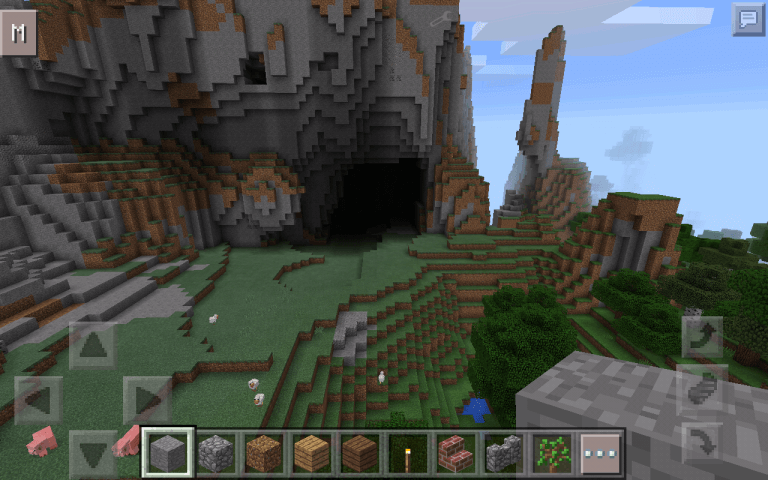 Пещеры и обрывы Сид Minecraft