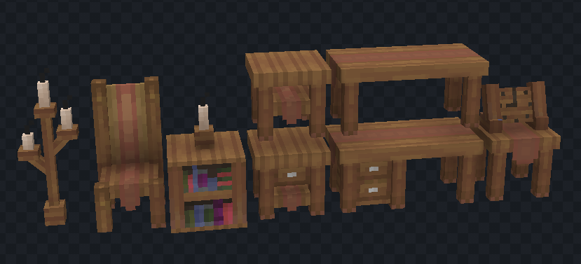 Мебель из МАЙНКРАФТА. Fantasy's Furniture крафты. Мебель для МАЙНКРАФТА 1.16.210.53. Fantasy Furniture Mod.