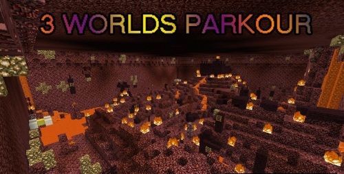 Карта 3 Wolds Parkour скриншот 1