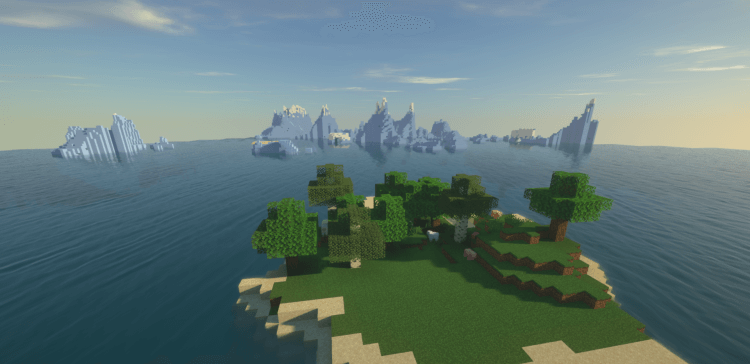 -514470111 An Ocean, Glaciers, and Underwater Temple screenshot 1