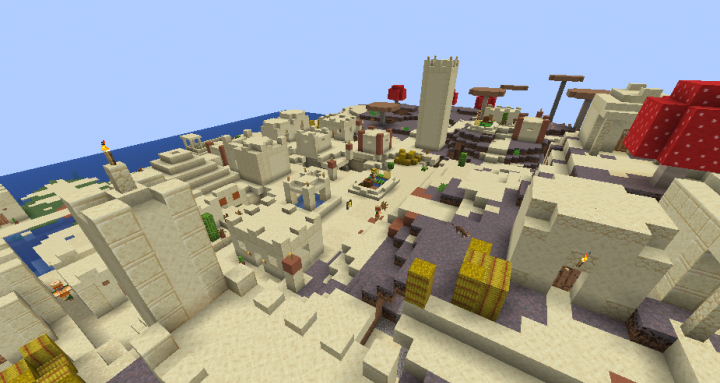Крупная деревня на грибном острове screenshot 1