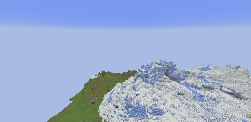 Деревня с видом на красивые горы screenshot 1