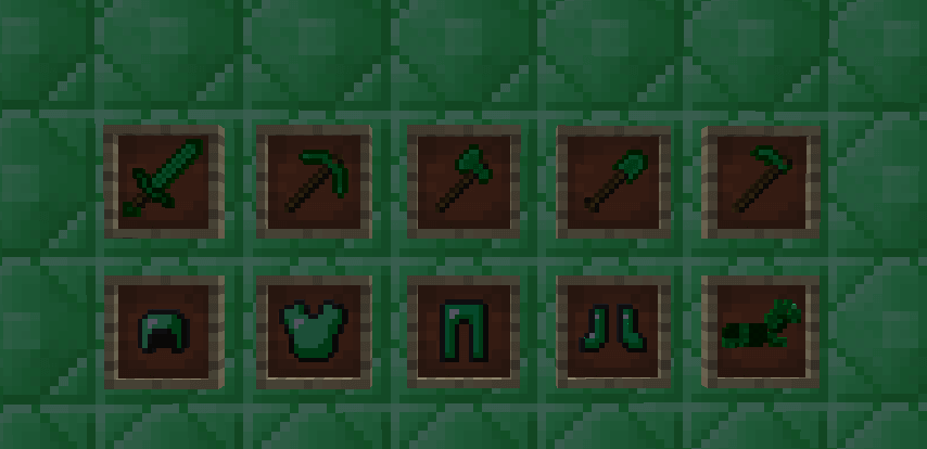 Emerald Tools & Armor скриншот 2