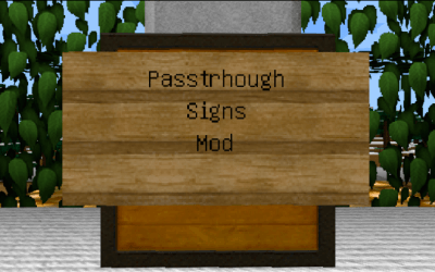 Passthrough Signs скриншот 1
