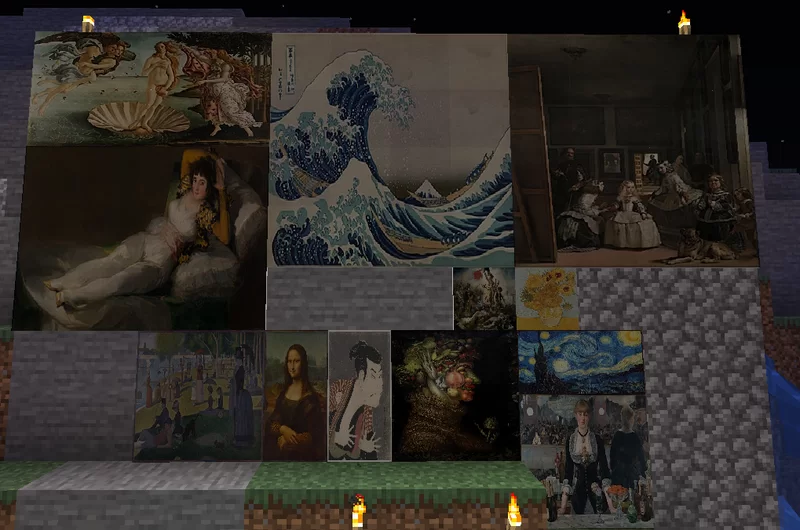 Famous Paintings On the game screenshot 1
