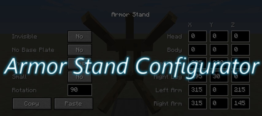 Armor Stand Configurator скриншот 1