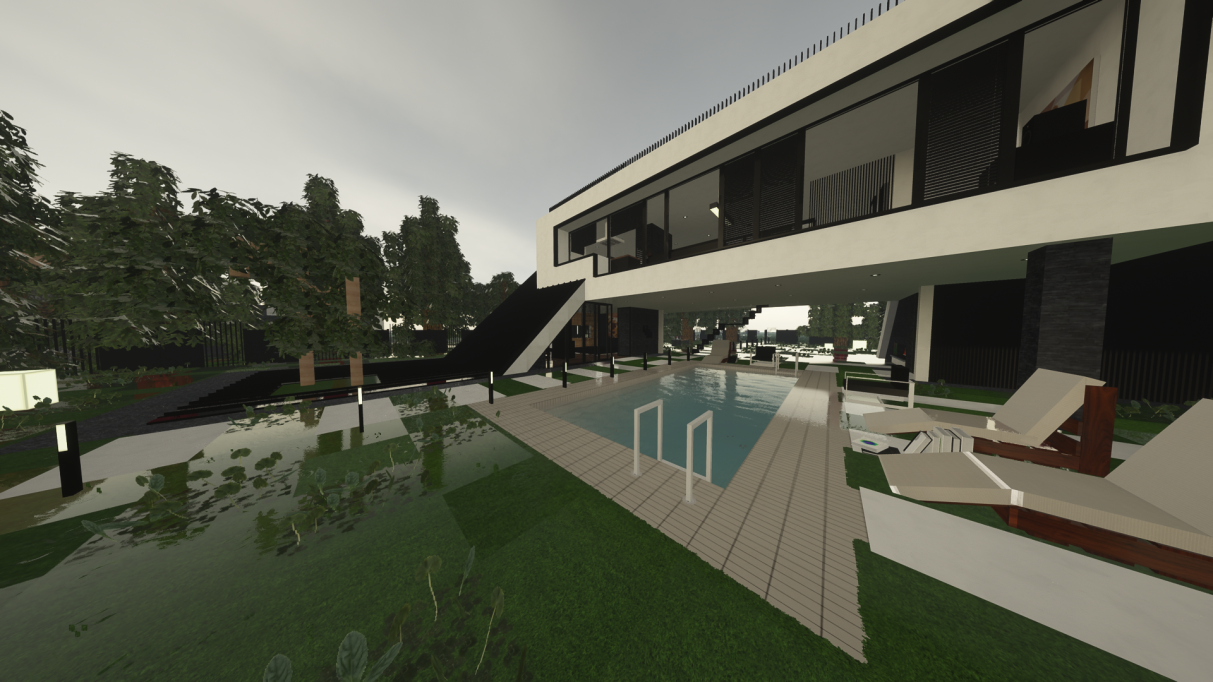 ModerN House для Майнкрафт 1.16.5