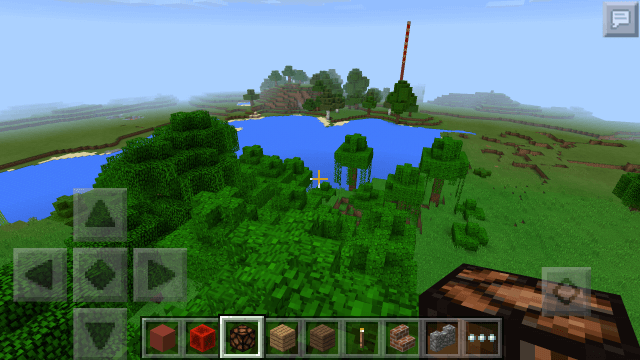 Лес и озеро Сид Minecraft скриншот 3