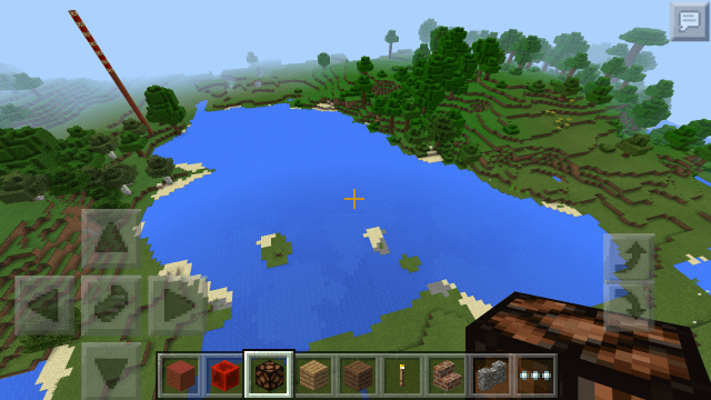 Лес и озеро Сид Minecraft
