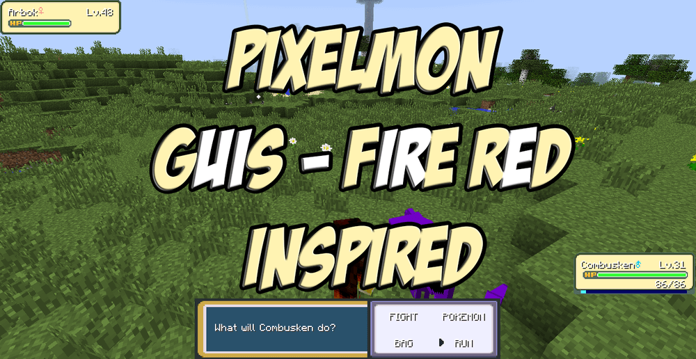 Pixelmon guis - Fire Red inspired screenshot 1