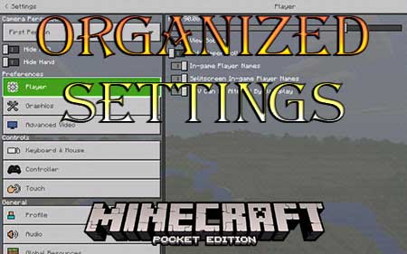 Organized Settings скриншот 1