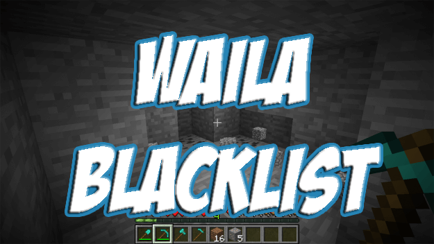 WAILA Blacklist скриншот 1