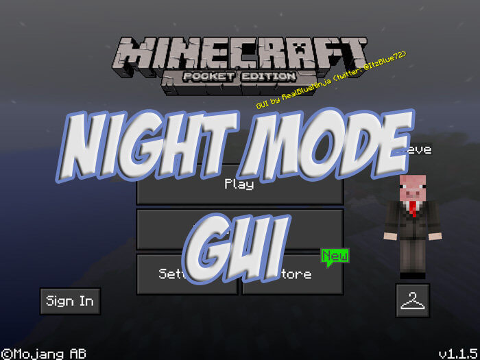 Night Mode GUI screenshot 1