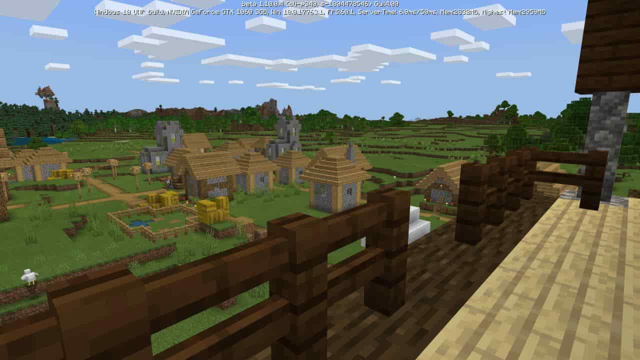 -1804478546 Pillager Outpost Next to a Village screenshot 2