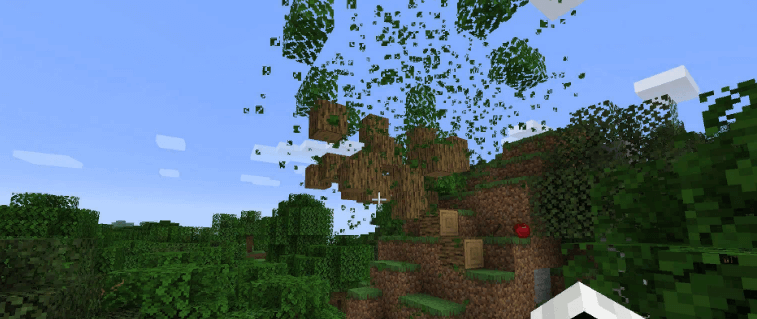 Trees Do Not Float for Minecraft 1.16