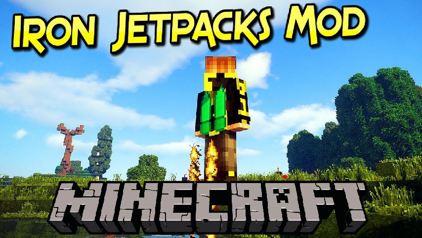 Iron Jetpacks Mod 1.16.5/1.15.2/1.12.2 For Minecraft - Cube World Game