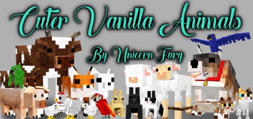 Cuter Vanilla Animals for Minecraft Pocket Edition 1.16