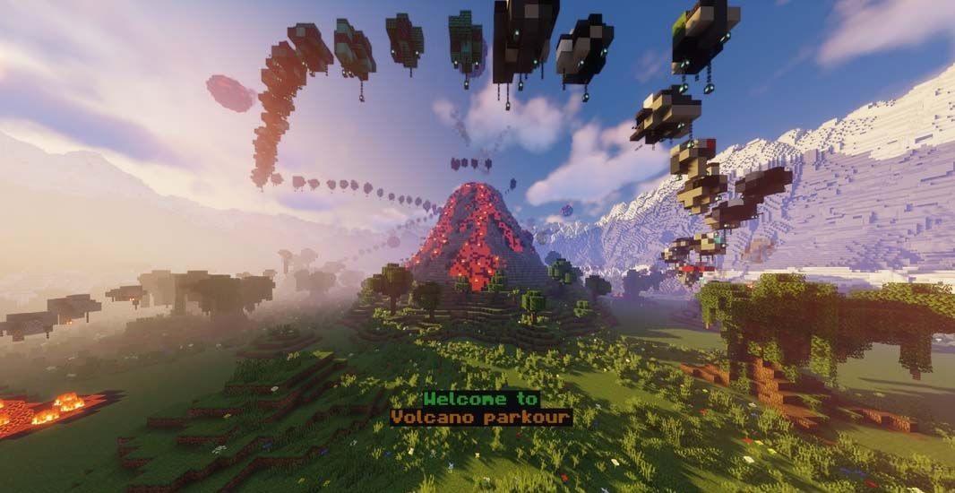 The Volcano Parkour screenshot 1