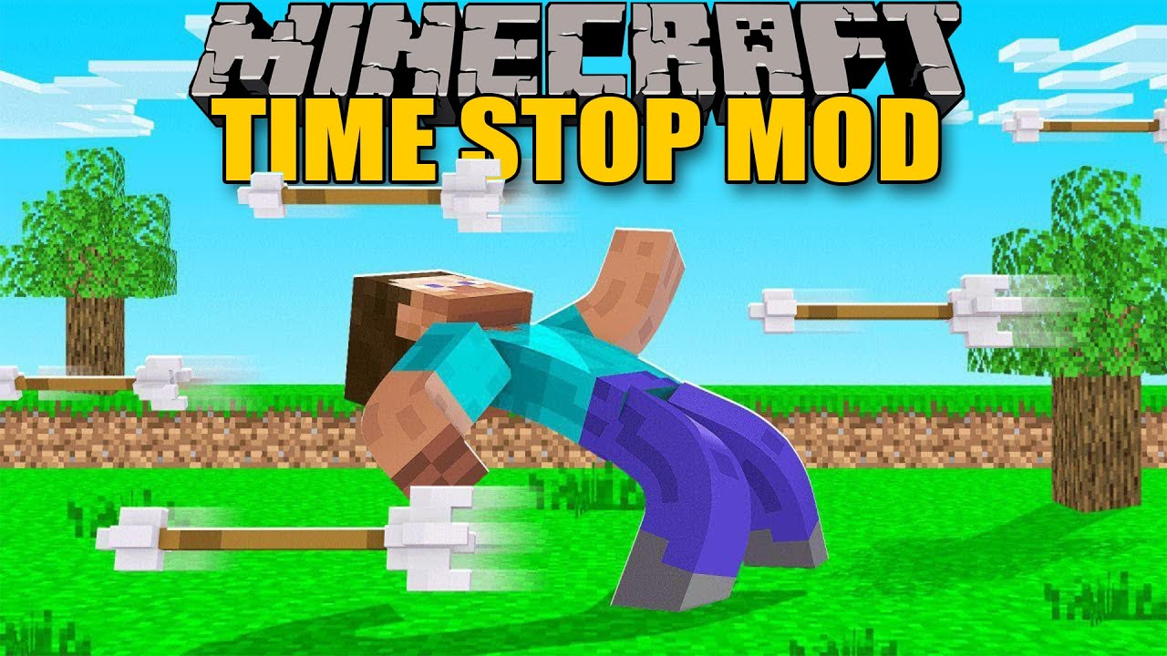 Minecraft, Time Stopper! (stop time in minecraft)