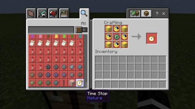 The Time Stop Mod (1.20.4 - 1.19.4 - 1.18.2 - 1.17.1) Minecraft