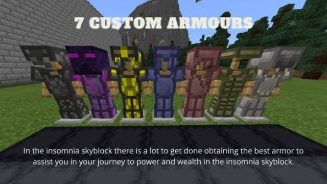 Insomnia Skyblock for Minecraft Pocket Edition