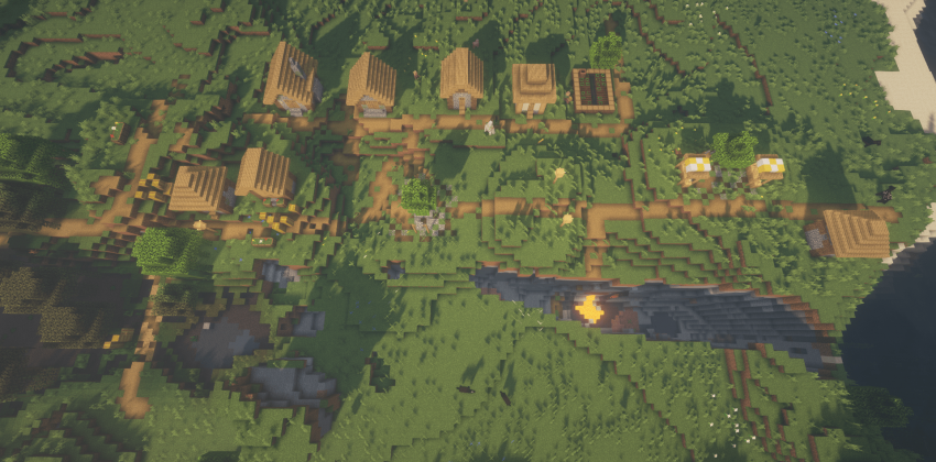 Деревня рядом с каньоном screenshot 2