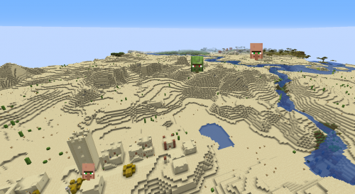 Три деревни у спавна и шахта screenshot 1