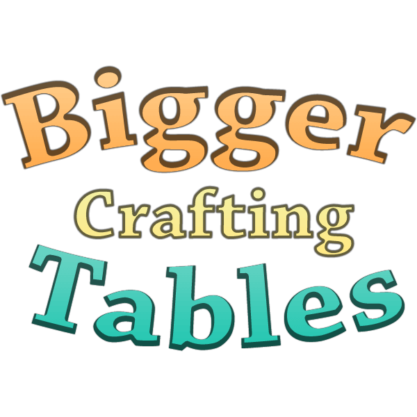 Bigger Crafting Tables скриншт 1