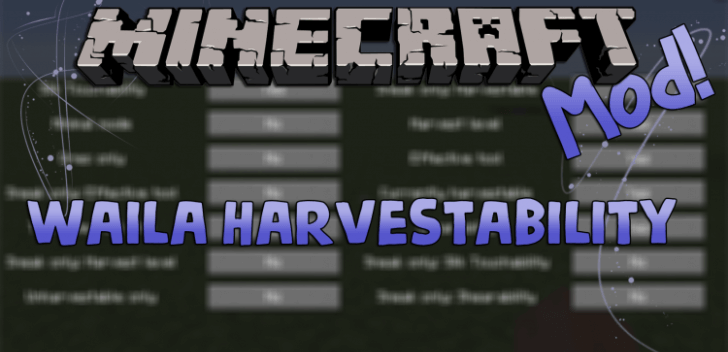 Waila Harvestability скриншот 1