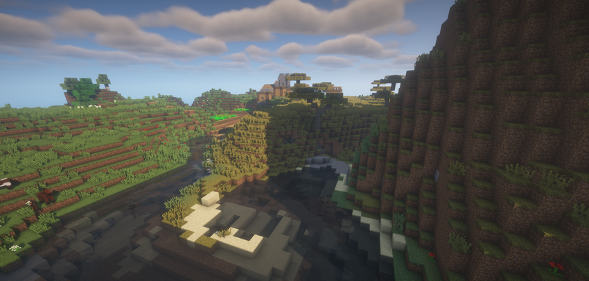 Large Village in Savannah Biome screenshot 3