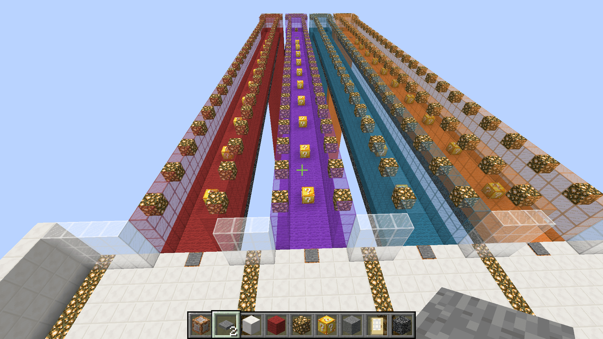 Lucky Block Race  Minecraft PE Maps