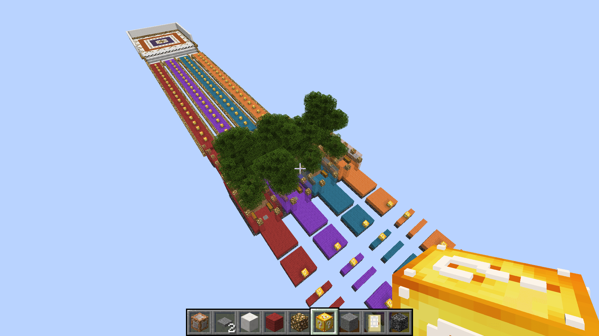 Map Lucky Block Race for Minecraft