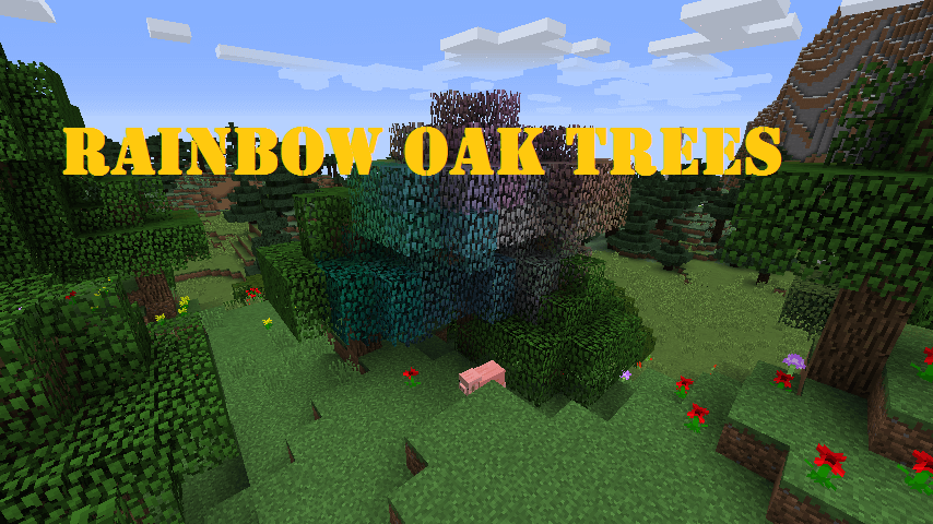 Rainbow Oak Trees скриншот 1