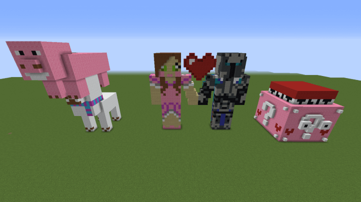 Lucky Block Pink Mod For Minecraft 1.8.9, 1.7.10