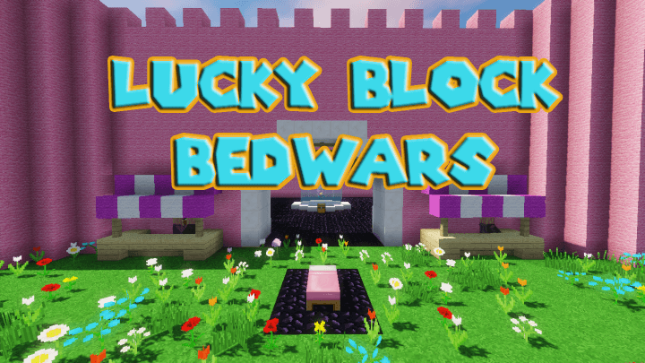 Lucky Block Bedwars скриншот 1