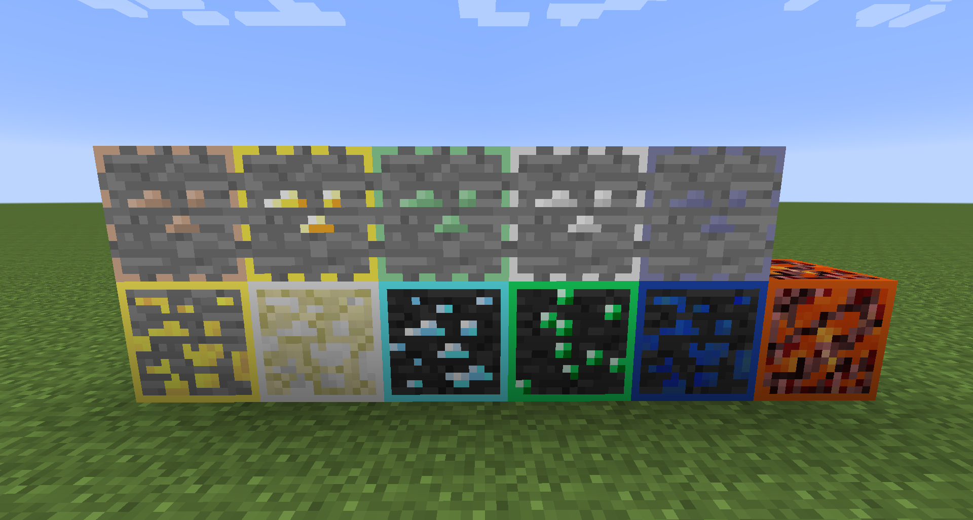Ore Grids for Minecraft 1.16.5