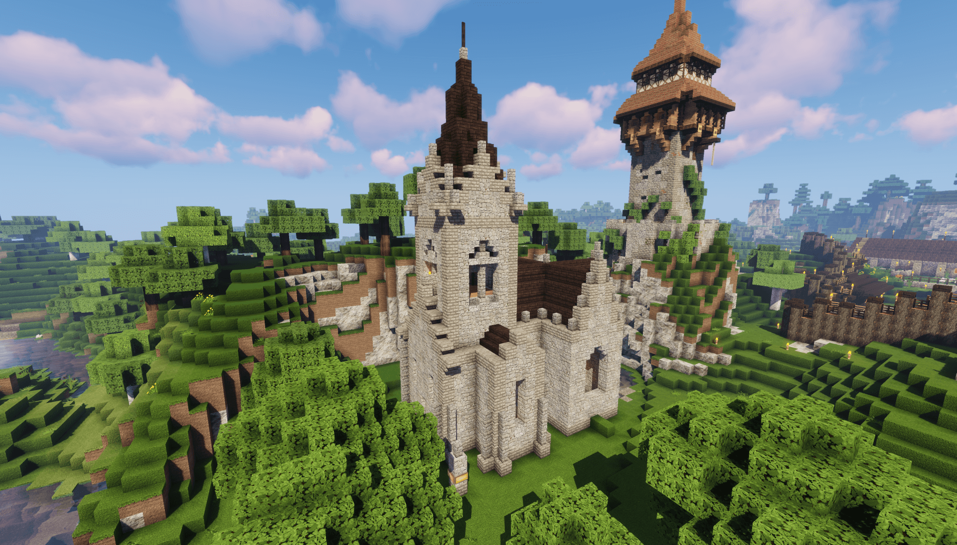 Minecraft: How to build a Medieval Tower 1.14.4 