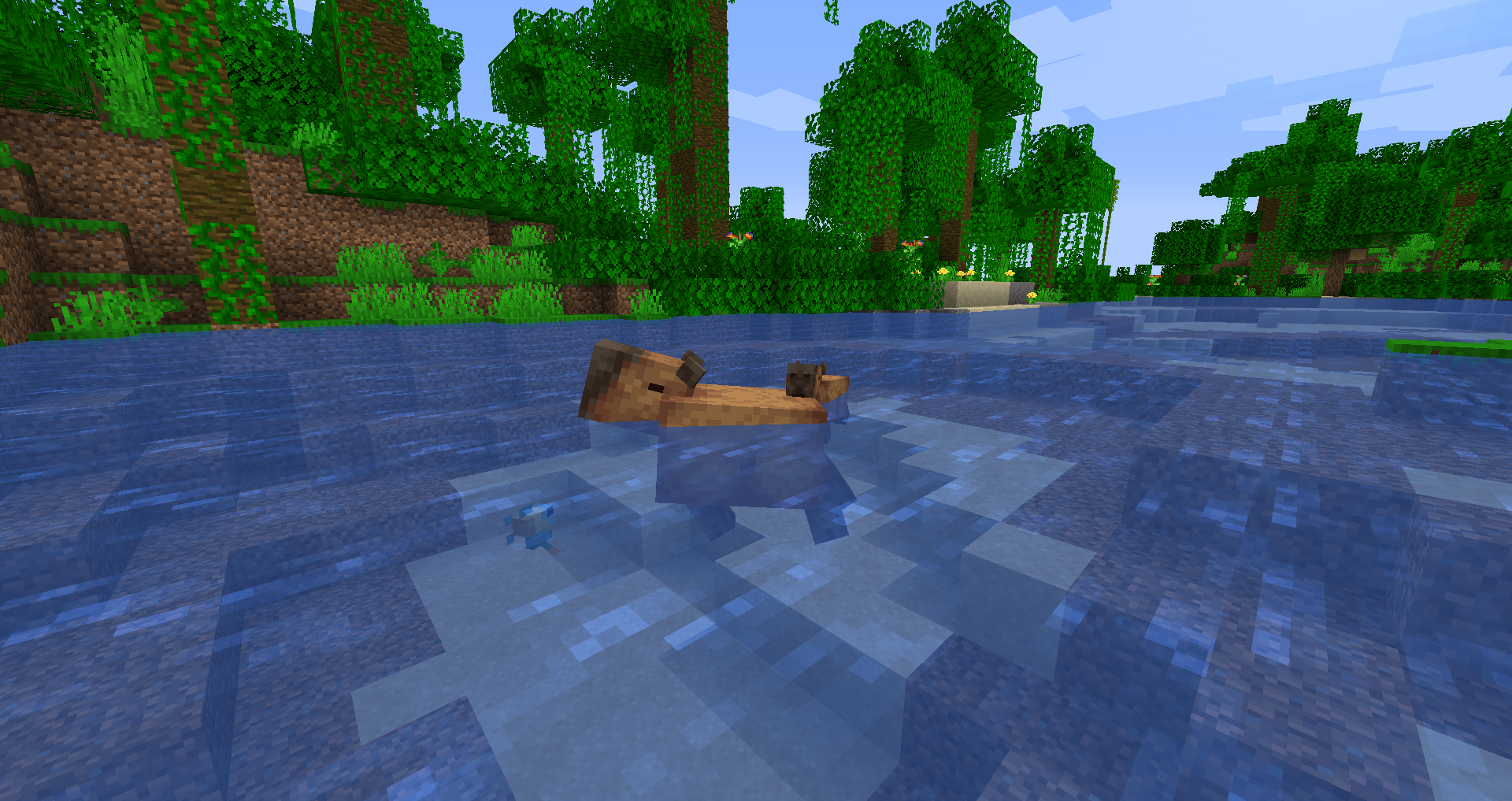 Capybara in Minecraft