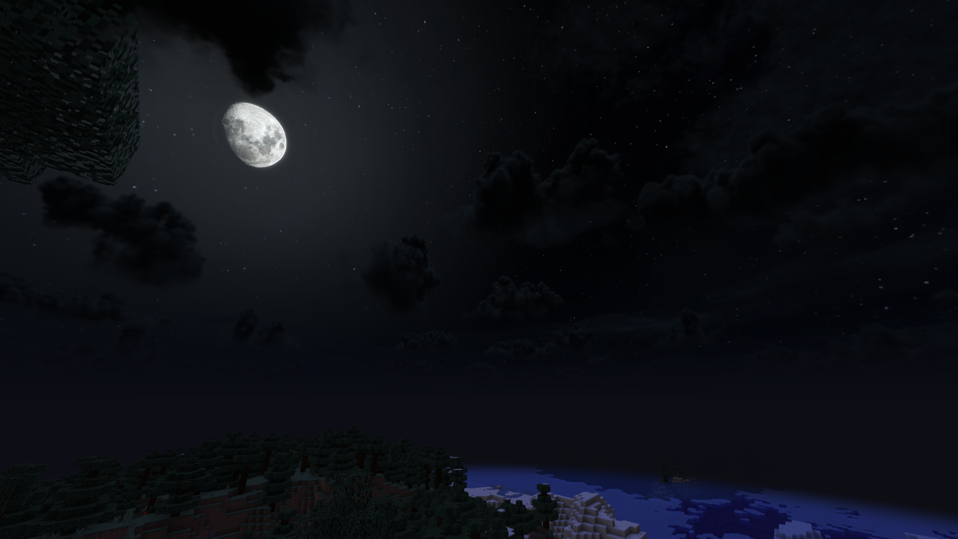 Ночное зрение 1.19. Небо фиолетовое майнкрафт 1.12.2. Ресурс пак на небо. Minecraft Nightmare Sky texture Pack. Realistic Moon Moon Minecraft resource Pack.