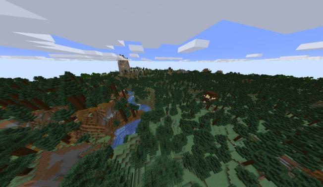 village in the middle of a coniferous forest screenshot 2