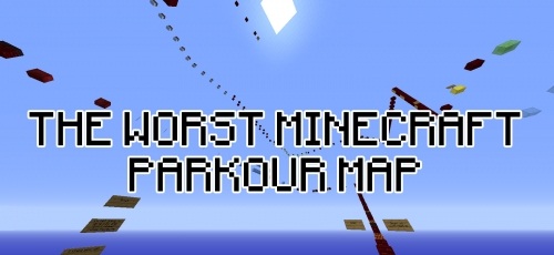Карта The Worst Minecraft Parkour скриншот 1